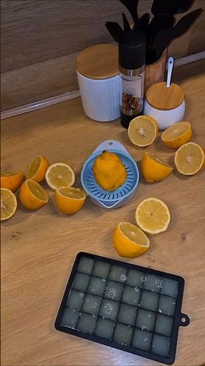 Freeze Lemon Juice Once — Use Anytime