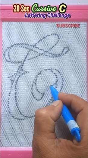 How to Write a STUNNING Capital ‘C’ in Calligraphy FAST! 🖋️