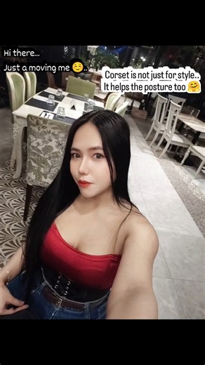 Wearing a corset is not just for style.. It helps the posture too 🤗.. #corset #style #posture #ootd #fashion | Kim Kim