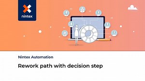 Rework path with decision step