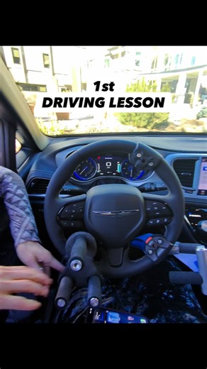 FIRST DRIVING LESSON 🚗♿️ (sort of…) Today wasn’t about driving yet — it was a fitting session to figure out what actually works before we ever hit a parking lot. And that step matters. We started with a Toyota Sienna 🚐 The downside: the firewall placement didn’t let me get close enough to the steering wheel. That was a deal breaker. The upside: the Sienna has an advanced reduced-effort steering system 🧠⚙️ My OT could adjust the level of assistance from an app on her phone 📱 in real time. Tha