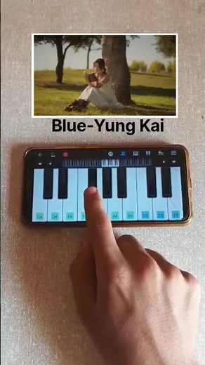 Blue-Yung Kai 💙✨| Piano Tutorial | #shorts | Romil'spiano