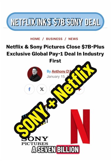Understanding the Sony Netflix Deal Implications