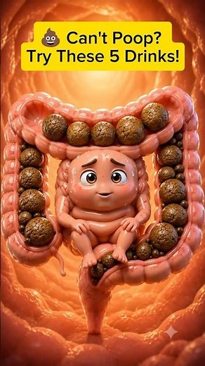 💩 Can't Poop? Try These 5 Drinks for Constipation Relief! 🚽