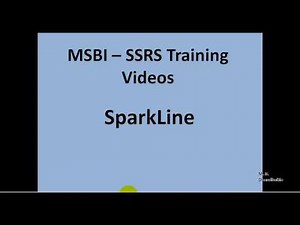 MSBI - SSRS - SparkLine