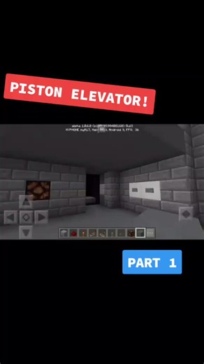 BTS Working Piston Elevator in Minecraft