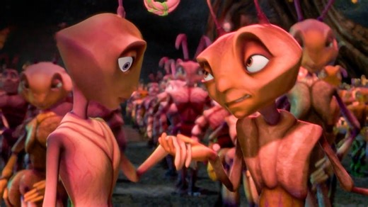 The iconic ant bar line dance (full scene) | Antz