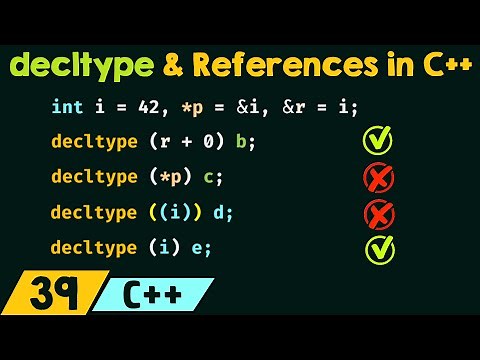 decltype and References in C++