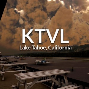 Stealthy Duck - KTVL - Lake Tahoe Airport, California, USA for Microsoft Flight Simulator | MSFS