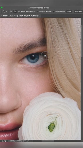 Natural retouching in Photoshop #photoshop #photoediting #retouch