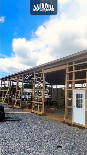 Pole Barn Construction Showcase #polebarn #construction #polebuilding