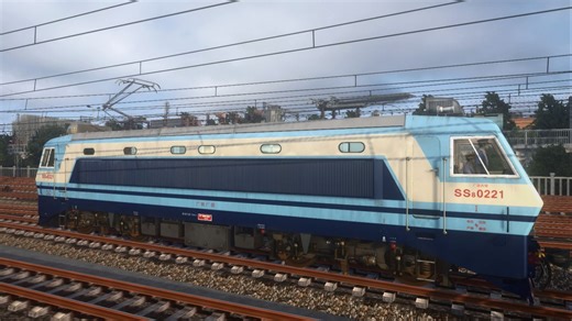 RWC-SS8型电力机车（红轮8厂）-试跑溜轴