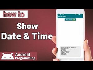 how to show current date and time in android