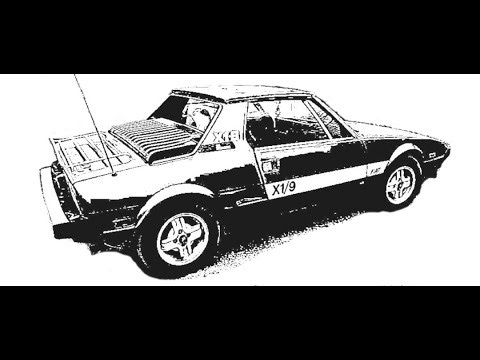 Fiat X1/9 Restoration with first fire up on 1985 Fiat X1/9