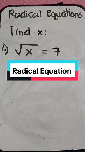 Solving Radical Equations: Finding the Value of X