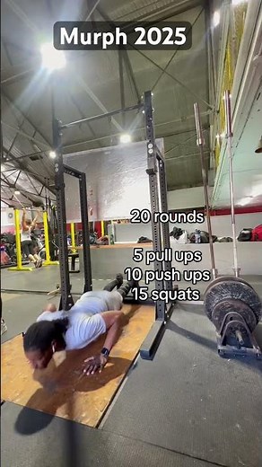 CrossFit workout Murph workout Murph challenge Murph 2025 #gymlife #crossfit #murph #motivation #fit