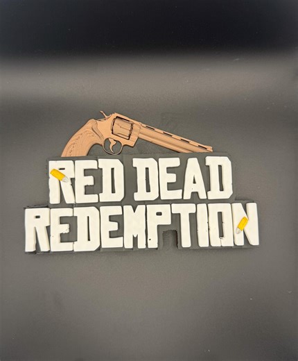 Red Dead Redemption 3D Printed Sign | RDR Wall Art | Gamer Room Decor | Western Video Game Sign | Cowboy Gaming Gift - Etsy Canada