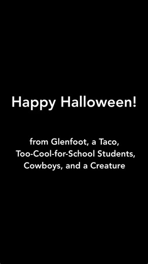 We had a Glenfoot sighting today! 👻Happy Halloween from all of us here at Glen Helen 🎃 | Glen Helen