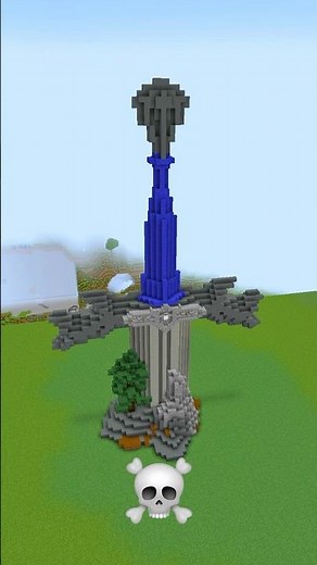 Minecraft Sword House Build Battle - Noob vs Pro vs Hacker vs God #shorts #minecraft