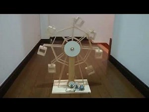 夏休み 簡単！ 工作 自由研究 モーターを使った観覧車 DIY