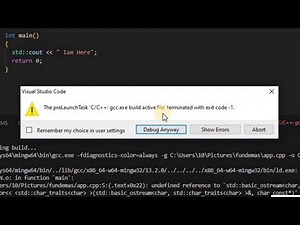 حل مشكله c/c++:gcc.exe build active file