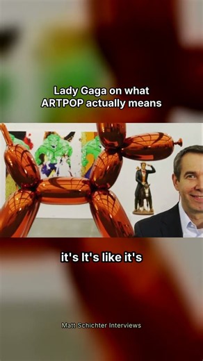 Lady Gaga on what ARTPOP actually means #shorts