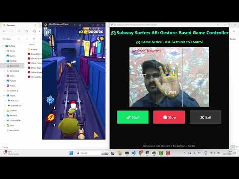 🤖 AI-Based Subway Surfers Control with Real-Time Hand Gesture Recognition
