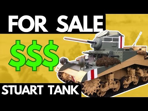 Tank for sale! We are selling our WW2 M3A1 Stuart light tank