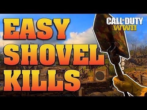CALL OF DUTY WW2 - EASIEST WAY TO GET BLOODTHIRSTY SHOVEL KILLS! (WW2 TIPS & TRICKS)