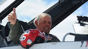 How awesome is this! Ret. Maj. Paul Lasen is 83 years old, and took to the skies in a Thunderbird today! Lasen is the oldest living graduate from the US Air Force Academy (Official) class of 1959! | KKTV 11 News