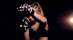Female Fighter Practices Her Punches Fingerless Stock Footage Video (100% Royalty-free) 35013031 | Shutterstock