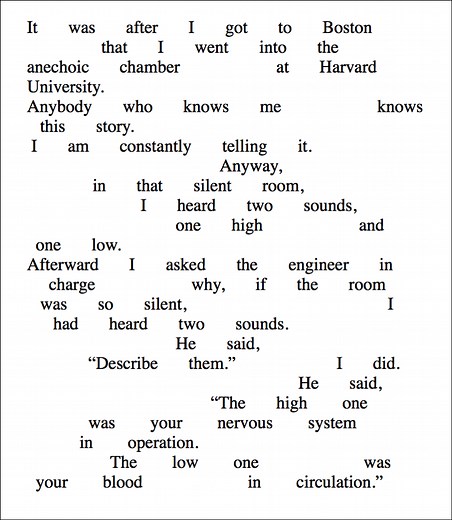 Kirkville - John Cage and the Anechoic Chamber