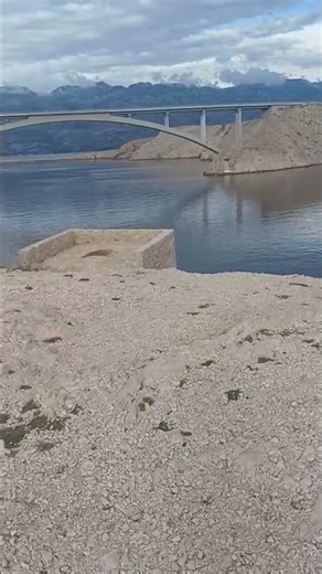 Paski Bridge and Pag Island, Croatia