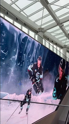 the visuals at climate pledge arena are next level 😍