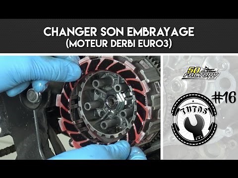 TUTO #16 - HOW TO CHANGE A CLUTCH (DERBI EURO 3)