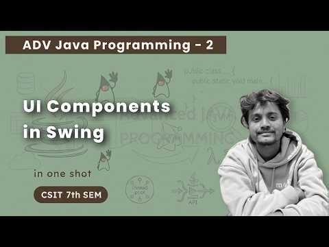 Advanced Java - 2 | User Interface Components with Swing | CSIT 7th Sem
