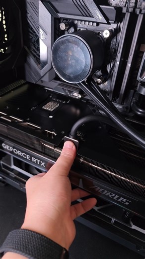 ASIAHORSE on Instagram: "The art of building a pure black PC...🖤 | Part 4 Finishing it off with the AORUS RTX 5080 MASTER, powered by the pre-installed Hydrus 16-pin modular cable—no bulky bends, no issues closing the glass panel, just a clean fit even in tight spaces. The end result? Pure stealth vibes. Full build video coming soon—don’t miss it! Specs list will be in the comments. So tell me… do you prefer compact cases or going big? 👀 #ASIAHORSE #cableextensions #psucables #customcables #ca