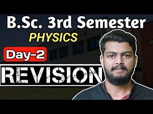 Physics bsc 3rd Semester. Electromagnetic Theory and Modern Optics Revision.
