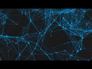 Technology Network Loop Background | Blue Animated lines Backgrounds