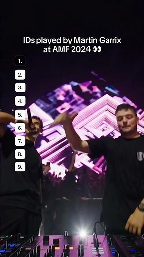 Brand new IDs played by Martin Garrix at AMF 2024 #newmusic #martingarrix