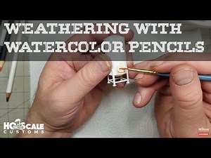 Weathering Your Models with Water Color Pencils - Model Railroading Structures