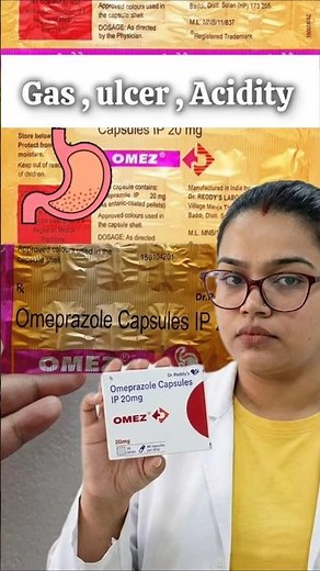Omez 20 capsule Omeprazole uses in Acidity, Peptic ulcer, Gastrointestinal reflux and peptic pain
