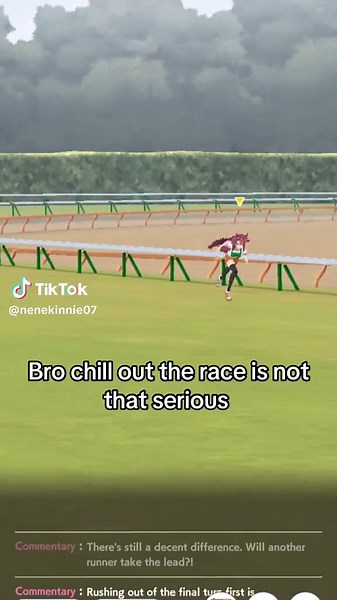 What is she even running from atp #fyp #umamusume #umamusumeprettyderby #supercreek