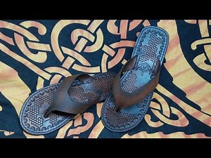 Leather Crafting Tutorial Flip Flops