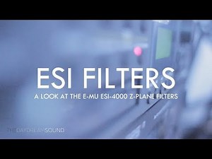 E-MU ESI 4000 Sampler Filter Types Including Z Plane Filters