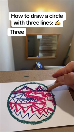 How to Draw a Circle Using Three Lines