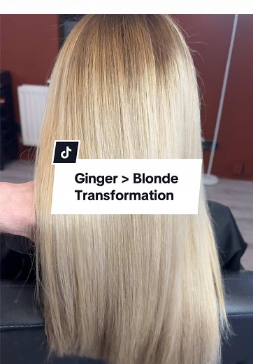 Ginger to Blonde Hair Transformation Revealed