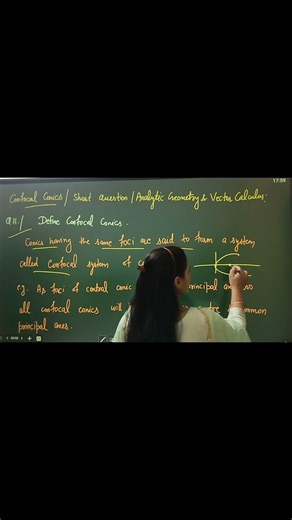 Q.- 11 | Confocal Conics | Analytic Geometry and Vector Calculus