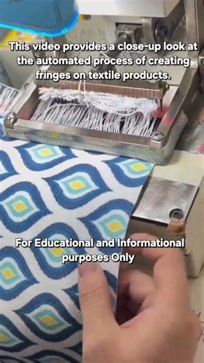 Behind the Seams: How Industrial Fringe & Tassel Machines Work