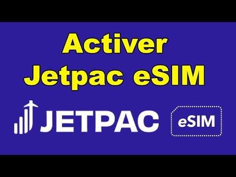 Comment activer Jetpac eSIM